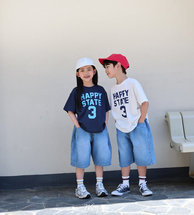 Witty Boy - Korean Children Fashion - #childrensboutique - Happy State Tee - 7