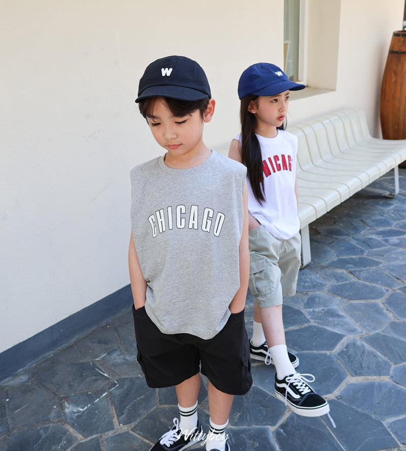 Witty Boy - Korean Children Fashion - #childofig - Chicago Sleeveless Top - 4