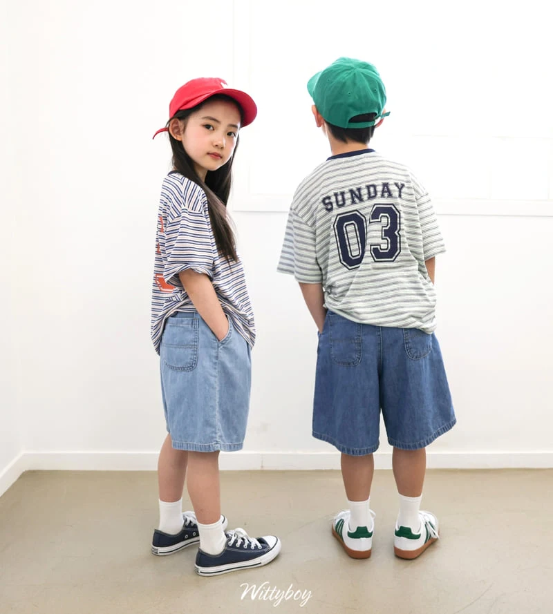 Witty Boy - Korean Children Fashion - #childrensboutique - Aero Cool Denim - 3