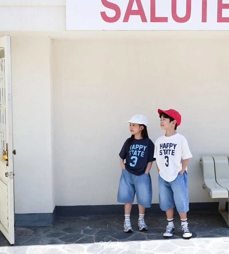 Witty Boy - Korean Children Fashion - #designkidswear - Happy State Tee - 8