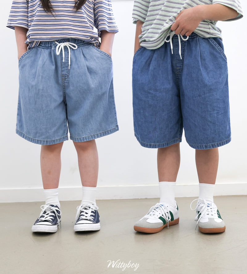 Witty Boy - Korean Children Fashion - #childrensboutique - Aero Cool Denim - 4