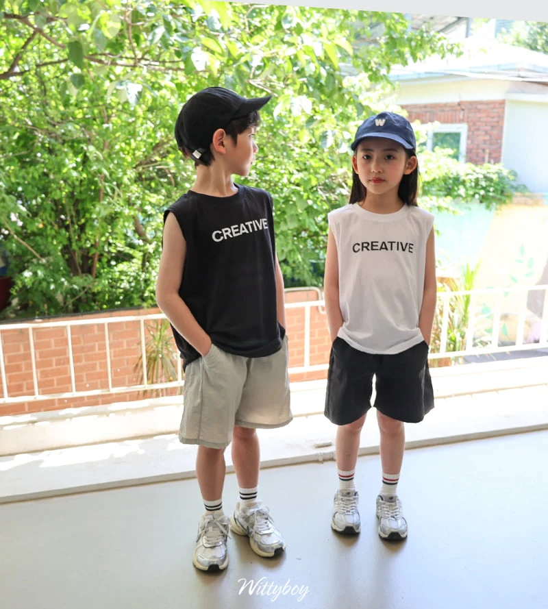 Witty Boy - Korean Children Fashion - #discoveringself - Essential Woven Bermuda Pants - 4