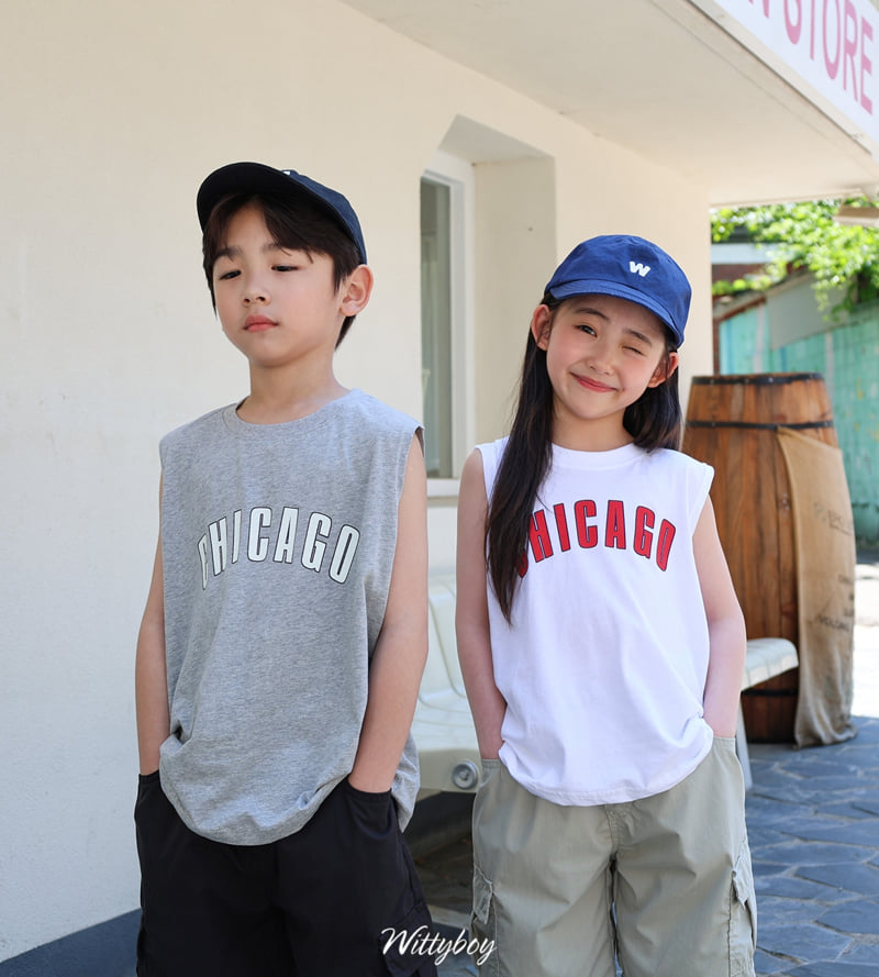 Witty Boy - Korean Children Fashion - #fashionkids - Chicago Sleeveless Top - 7