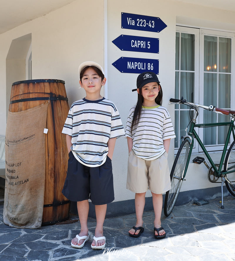 Witty Boy - Korean Children Fashion - #discoveringself - Marine Tencel Tee - 4