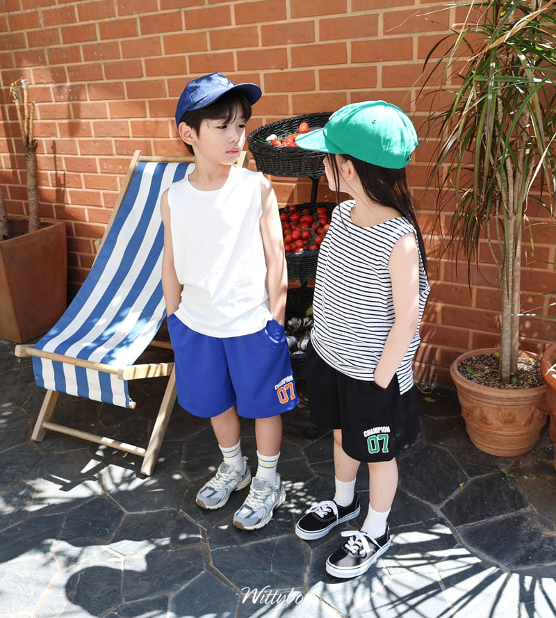 Witty Boy - Korean Children Fashion - #kidsstore - Champion Jersey Pants - 4
