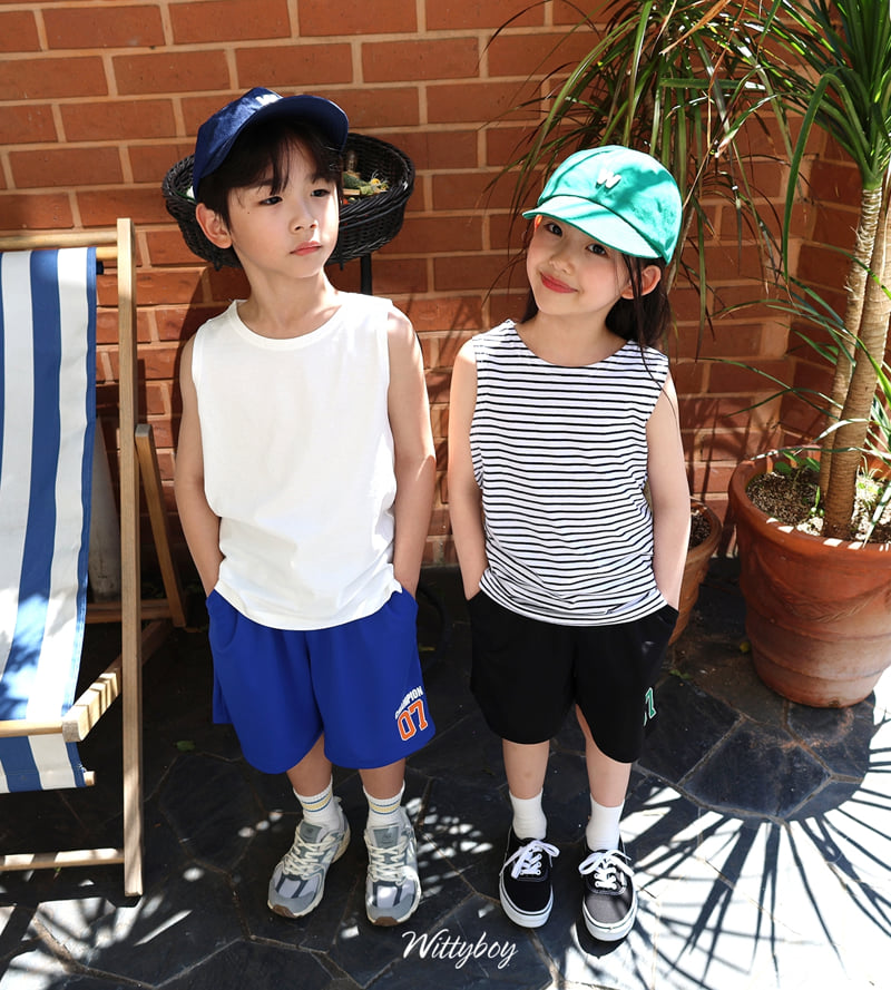 Witty Boy - Korean Children Fashion - #littlefashionista - Champion Jersey Pants - 6