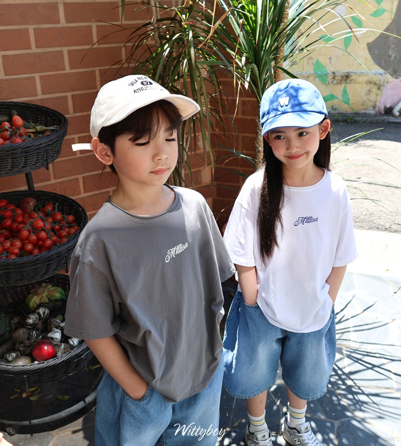 Witty Boy - Korean Children Fashion - #Kfashion4kids - Million Washed Tee - 4