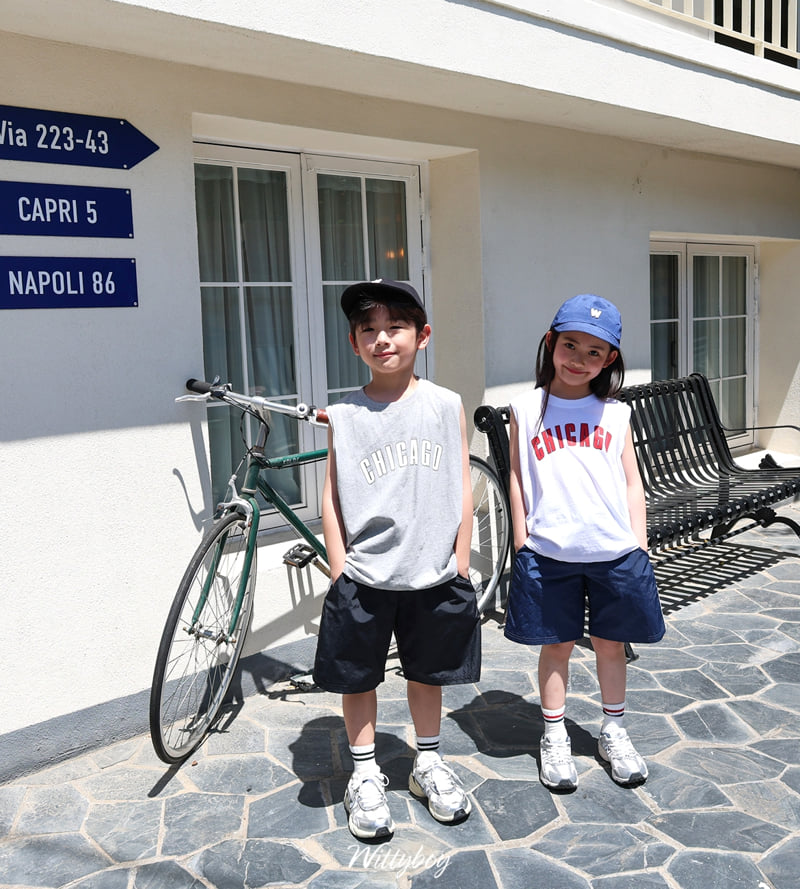 Witty Boy - Korean Children Fashion - #littlefashionista - Chicago Sleeveless Top - 12