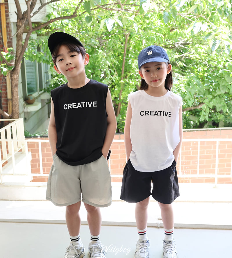 Witty Boy - Korean Children Fashion - #magicofchildhood - Creative Sleeveless Top - 11