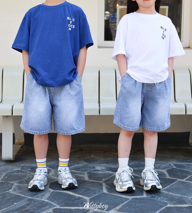 Witty Boy - Korean Children Fashion - #magicofchildhood - Breeze Stripe Denim - 3