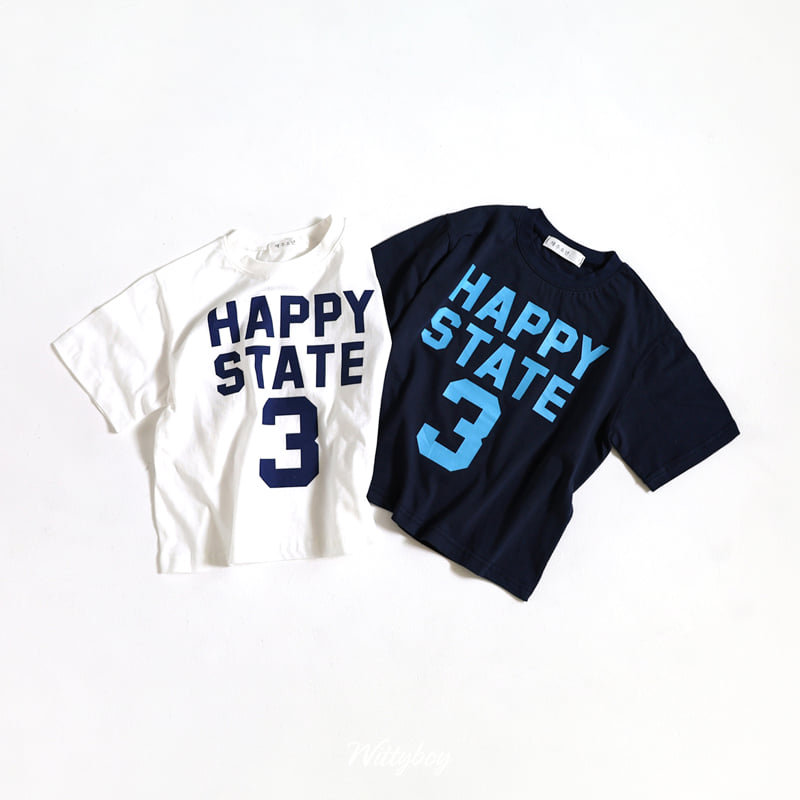 Witty Boy - Korean Children Fashion - #minifashionista - Happy State Tee