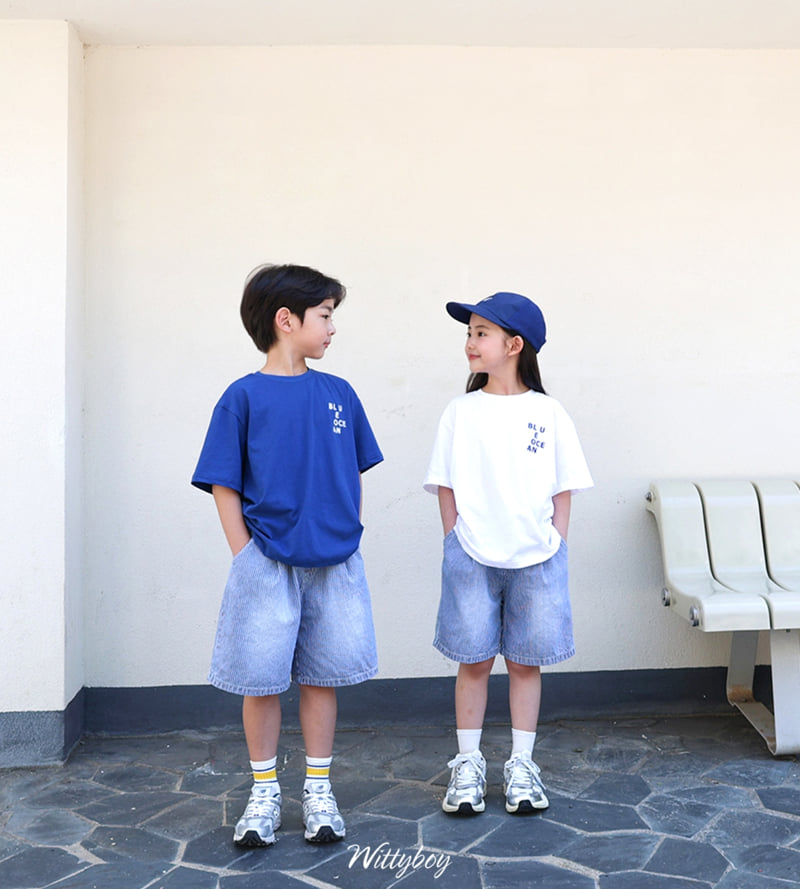 Witty Boy - Korean Children Fashion - #prettylittlegirls - Breeze Stripe Denim - 5