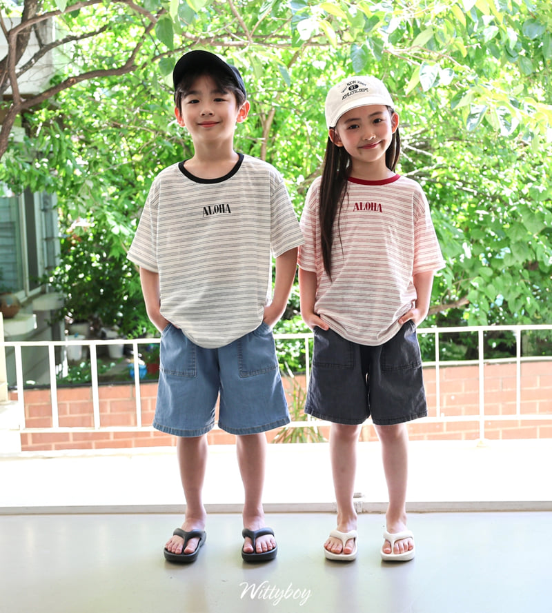 Witty Boy - Korean Children Fashion - #stylishchildhood - Aloha Tee - 11