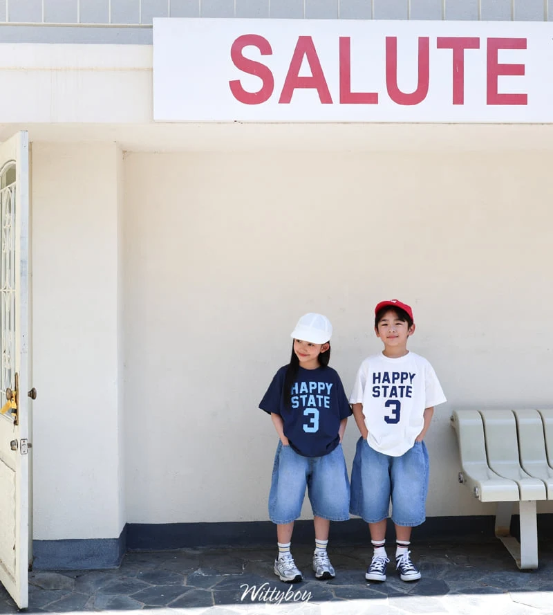 Witty Boy - Korean Children Fashion - #stylishchildhood - Happy State Tee - 5