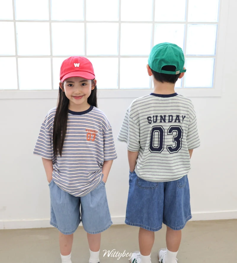 Witty Boy - Korean Children Fashion - #toddlerclothing - Sunday Tee - 4