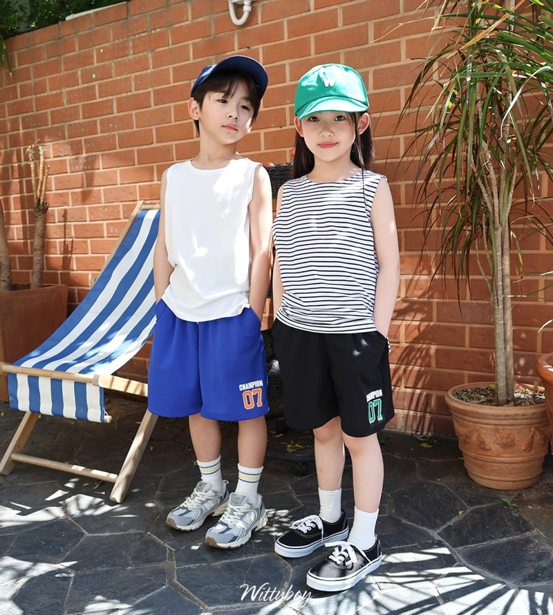 Witty Boy - Korean Children Fashion - #todddlerfashion - Champion Jersey Pants - 10