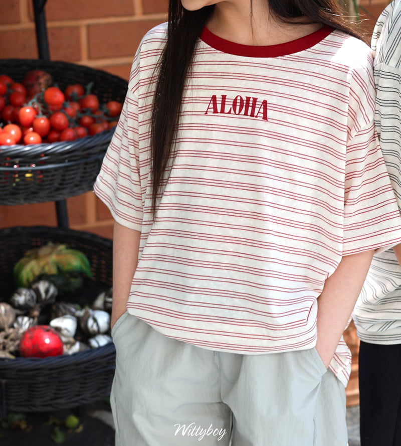 Witty Boy - Korean Children Fashion - #todddlerfashion - Aloha Tee - 9