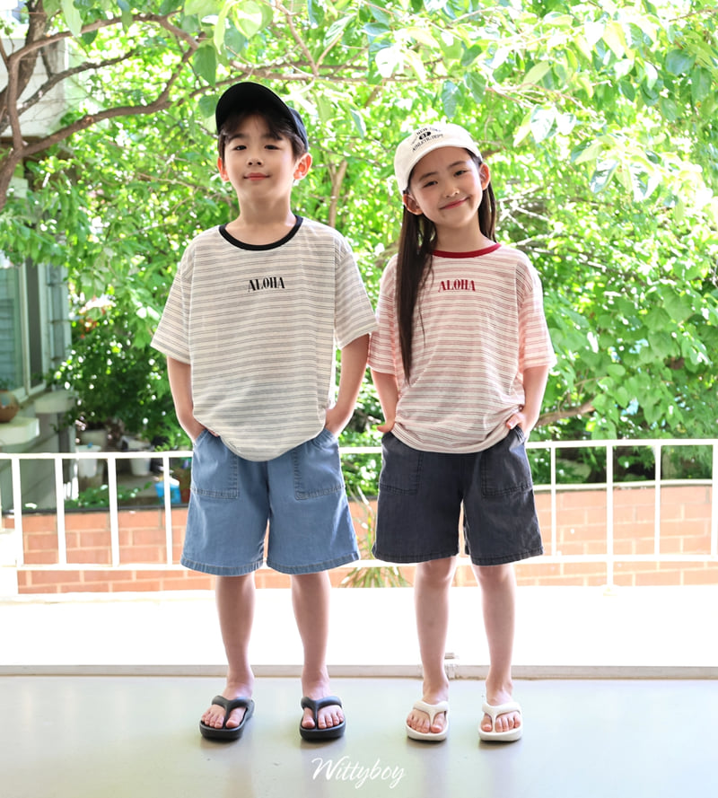Witty Boy - Korean Children Fashion - #toddlerclothing - Aloha Tee - 10
