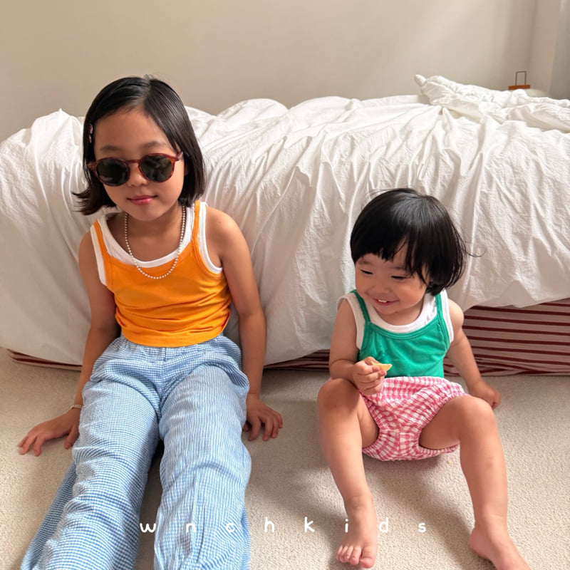 Wnch Kids - Korean Baby Fashion - #babyootd - Double-Layer Sleeveless Top - 5