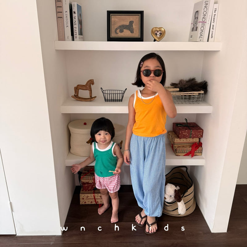 Wnch Kids - Korean Baby Fashion - #babyoutfit - Double-Layer Sleeveless Top - 6