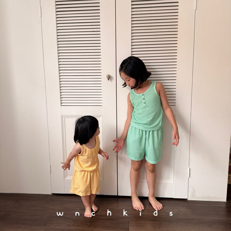 Wnch Kids - Korean Baby Fashion - #babyoutfit - Sweet & Sour Terry Sleeveless Top - 5
