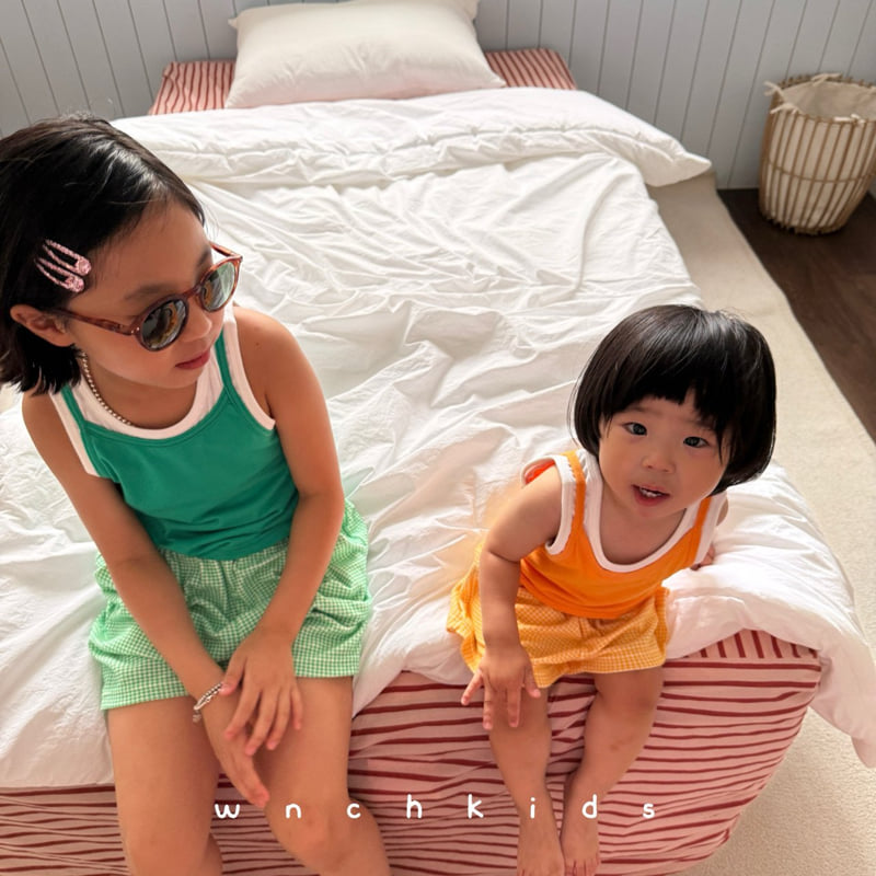 Wnch Kids - Korean Baby Fashion - #babywear - Double-Layer Sleeveless Top - 8