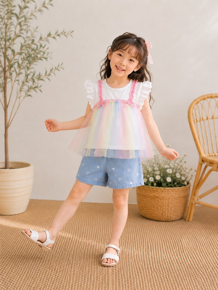 e.ru - Korean Children Fashion - #Kfashion4kids - Rainbow Tee