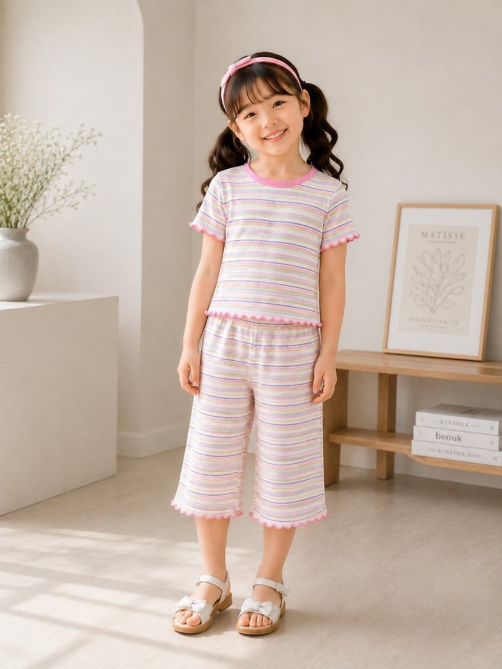 e.ru - Korean Children Fashion - #childofig - Stripe Set