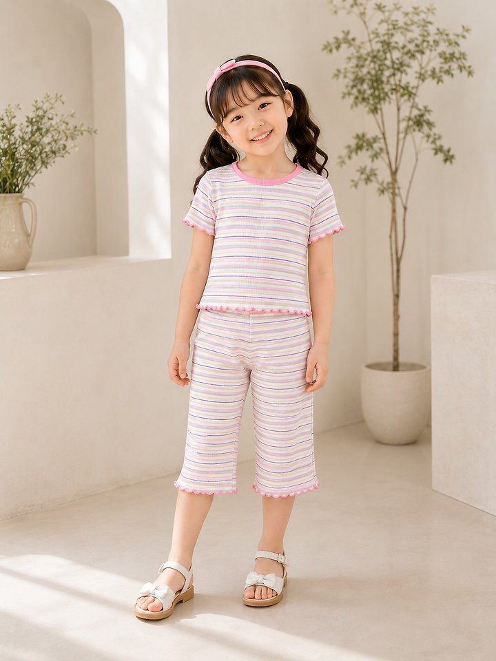 e.ru - Korean Children Fashion - #designkidswear - Stripe Set - 3