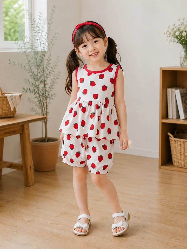 e.ru - Korean Children Fashion - #discoveringself - Strawberry Set - 2