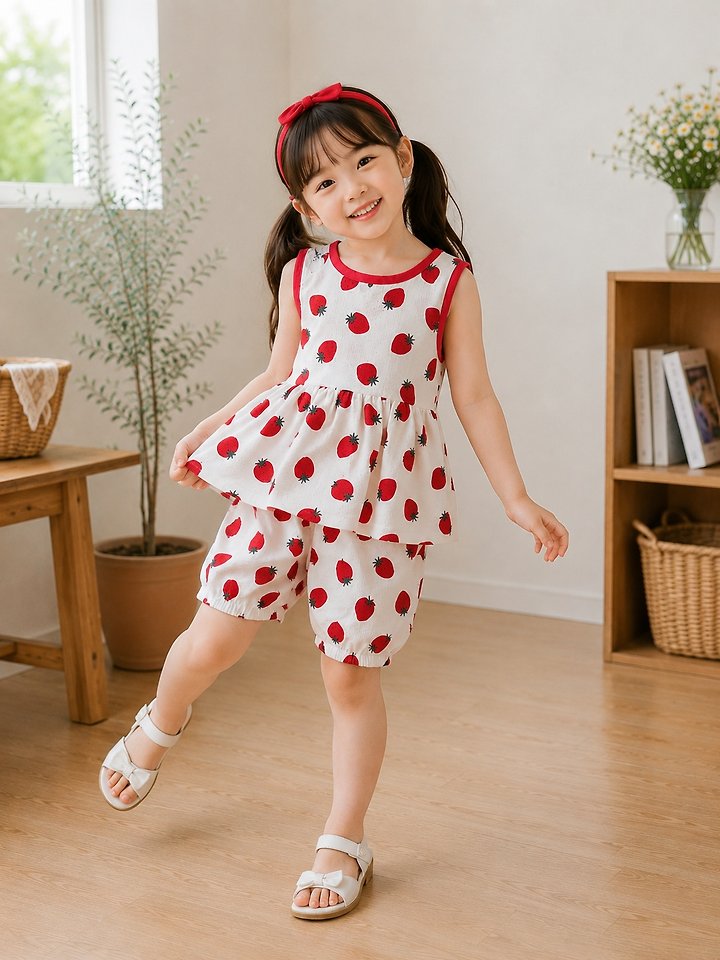 e.ru - Korean Children Fashion - #fashionkids - Strawberry Set - 3
