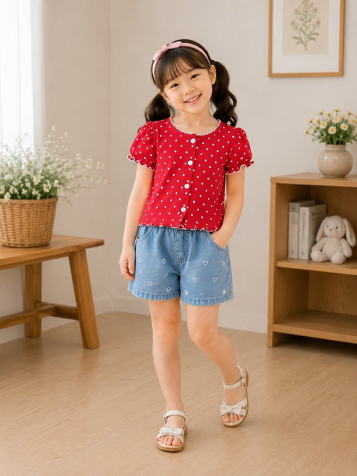 e.ru - Korean Children Fashion - #kidsshorts - Heart Pants