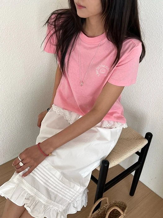 Smile Embroidered Tee Smile Embroidered Tee