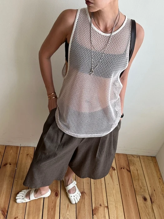 Mesh Muscle Sleeveless