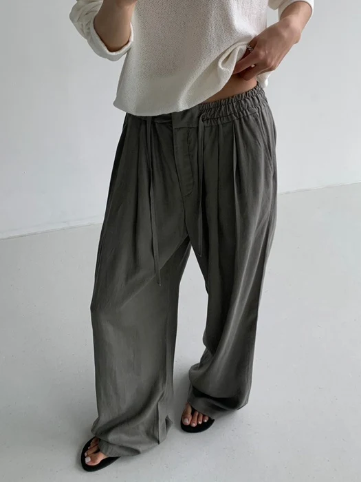 Easy Linen Banding Pants Easy Linen Banding Pants