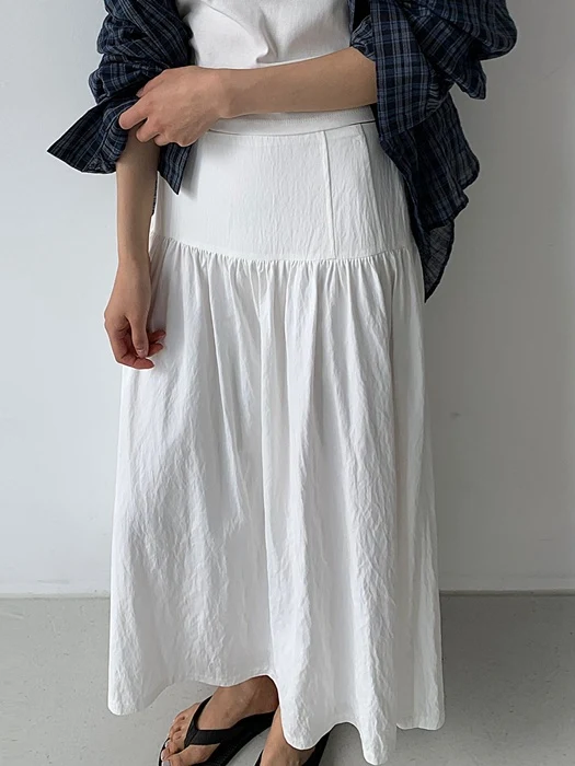Dressy Shirred Skirt