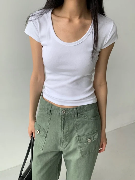 Mood U-Neck Short Sleeve Tee Mood U-Neck Short Sleeve Tee