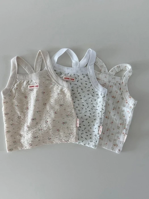 Flower Sleeveless Top