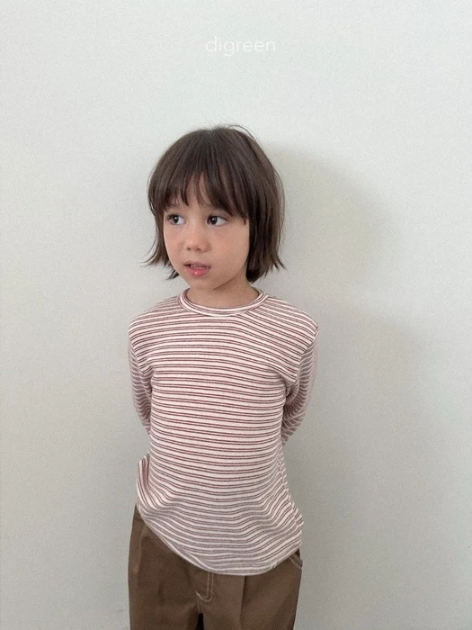 Striped Latte Tee Striped Latte Tee