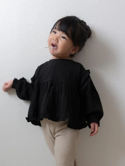 Shoulder Frill Blouse