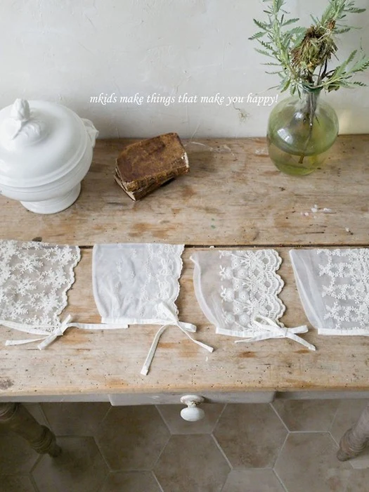 Chocolate Lace Bonnet