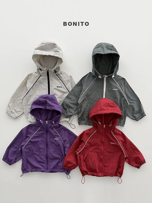 Check Stripe Windbreaker Check Stripe Windbreaker