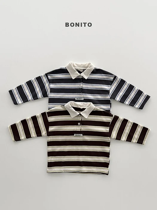 Stripe Collar Tee Stripe Collar Tee