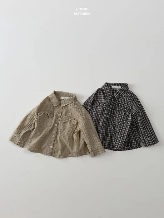 Ribbon Check Shirt Ribbon Check Shirt