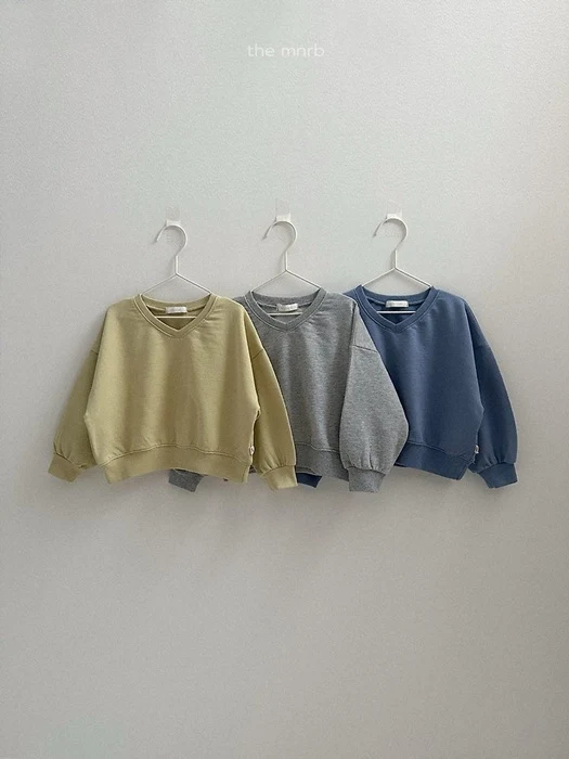 Low V-Neck Sweatshirt