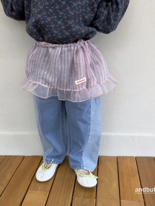String Striped Skirt