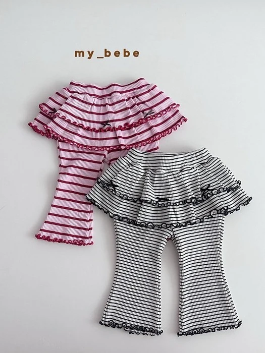 Double Ribbon Tiered Pants