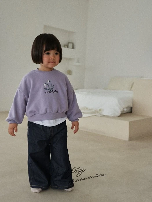 Bubble Non-Fade Denim Pants