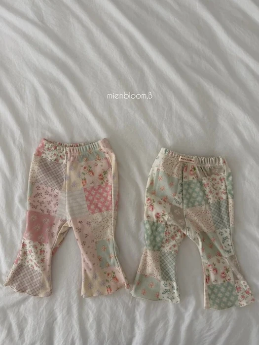 Kids Patch Bootcut Pants