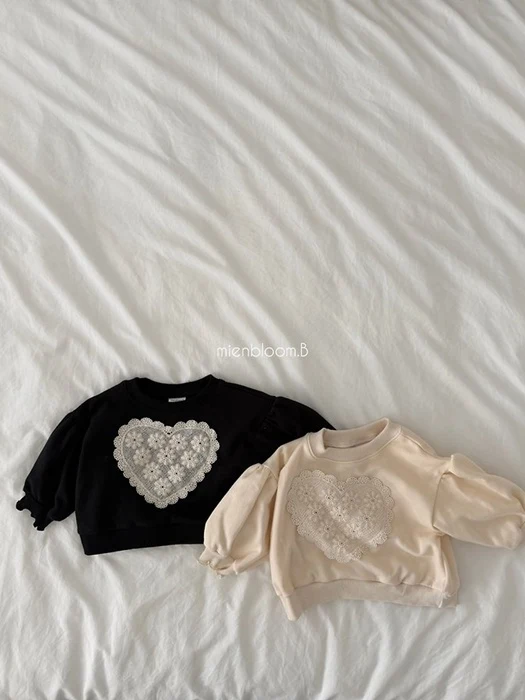 Bebe Heart Sweatshirt